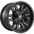 Fuel Sledge 17x9 Black Milled Wheel Fuel Sledge D595 5x4.5 5x5 -12 D59517902645