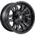 Fuel Sledge 17x9 Black Milled Wheel Fuel Sledge D595 5x4.5 5x5 -12 D59517902645