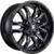 Fuel Sledge 22x10 Black Milled Wheel Fuel Sledge D595 6x135 6x5.5 10 D59522009856