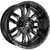 Fuel Sledge 20x10 Black Milled Wheel Fuel Sledge D595 6x135 6x5.5 -19 D59520009846US