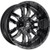 Fuel Sledge 20x10 Black Milled Wheel Fuel Sledge D595 6x135 6x5.5 -19 D59520009846US