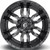 Fuel Sledge 20x9 Black Milled Wheel Fuel Sledge D595 6x135 6x5.5 19 D59520909856
