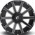 Fuel Contra 20x9 Matte Black Milled Wheel Fuel Contra D616 5x5 5x5.5 20 D61620905757
