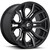 Fuel Rage 20x10 Black Milled Wheel Fuel Rage D711 6x-185 6x5.5 -18 D71120009847