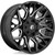 Fuel Twitch 22x10 Black Milled Wheel Fuel Twitch D769 5x4.5 5x5 -18 D76922002647