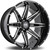 Hardrock PainKiller Xposed 24x14 Black Wheel Hardrock PainKiller Xposed H502 5x5.5 -76 H502-241485176BM