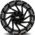 Hardrock Crusher 20x12 Black Milled Wheel Hardrock Crusher H704 5x5 5x5.5 -44 H704-201252144GBM