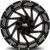 Hardrock Crusher 20x9 Black Milled Wheel Hardrock Crusher H704 8x170 0 H704-209070000GBM