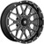 MSA M45 15x7 Black Milled Wheel MSA M45 Portal 4x137  10 M45-05737M