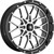 MSA M45 15x7 Machined Black Wheel MSA M45 Portal 4x156  10 M45-05756