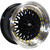 MST MT13 15x8 Black Machined Gold Wheel MST MT13 4x100 4x4.25 20 13-5881-20-BKGL