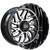 TIS 544MB 20x10 Machined Black Wheel TIS 544MB 5x4.5 5x5 -25 544MB-2100525