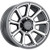 Vision Turbine 20x9 Gray Machined Wheel Vision Turbine 353 8x6.5 12 353-2981GMMF12