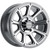 Vision Turbine 18x9 Gray Machined Wheel Vision Turbine 353 5x4.5 18 353VTH8965GMMF18