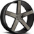 Dub Baller 22x8.5 Black Flake Wheel Dub Baller S116 5x120 35 S116228521+35