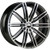 NS NS1601 17x7.5 Black Machined Wheel NS NS1601 5x100 5x4.5 38 NS1601177526+38BMF