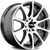 NS NS1405 17x7.5 Machined Black Wheel NS NS1405 5x100 5x4.5 38 NS1405177526+38BMF