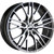 NS NS1604 17x7.5 Black Machined Wheel NS NS1604 5x100 5x4.5 38 NS1604177526+38BMF