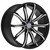 Elure 51 22x8 Black Milled Wheel Elure 51 5x120  38 ELR051-22866BMW