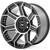 Rough Country 89 Series 20x10 Machined Black Wheel Rough Country 89 Series 6x5.5  -25 89201012