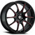 Konig Illusion 17x7 Black Red Wheel Konig Illusion 5x114.3 40 IL7751440R