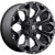 Fuel Assault 20x9 Black Wheel Fuel Assault D546 5x4.5 5x5 1 D54620902650US