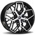 VCT Phoenix 22x8.5 Black Machined Wheel VCT Phoenix 5x115 5x120 38 PHX-228551520+38BM