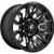 Fuel Blitz 20x10 Black Milled Wheel Fuel Blitz D673 5x5.5 -18 D6732000B447