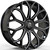 Revenge Luxury RL-105 26x9.5 Black Milled Wheel Revenge Luxury RL-105 5x5 5x5.5 15 RL105-269551271397+15BMW-FCAP