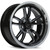 Vision Patriot 15x8 Black Milled Polished Wheel Vision Patriot 149 5x4.5  27 149-5865BMPL0