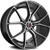 Curva C42 20x8.5 Machined Black Wheel Curva C42 Blank 35 C42-2085BLNK3573BMF