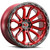 Vision Korupt 18x9 Red Black Wheel Vision Korupt 405 6x5.5  -12 405-8983GRGBL-12