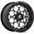 Fuel Scepter UTV 15x10 Black Milled Wheel Fuel Scepter UTV FV400 4x156  0 FV400BE15104400