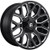 Fuel Warrior 20x9 Black Milled Wheel Fuel Warrior (D623) 5x4.5 5x5 20 D62320902657