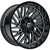 TIS 553BM 22x10 Black Milled Wheel TIS 553BM 8x6.5  -12 553BM-2208112