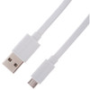 INSIGNIA 1.2m (4 ft.) Flat USB 2.0 to Micro USB Cable - White