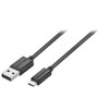 INSIGNIA - 3m (10 ft.) Charge-and-Play USB A/ Micro USB Cable - Black