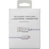 INSIGNIA - Apple MFi Certified 1.2m (4 ft.) Apple iPhone Lightning USB Cable - White