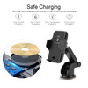 Wireless QI Car Charger Mount - Smart Infrared Sensor - For All Wireless Charging Compatible Smart Phones Mobile Accessories