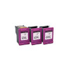Compatible 3 Pieces  Pack  HP 63XL Tri Color & One Head  Yield Ink Cartridge - Premium  Ink