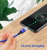 High Quality magnetic charging cable Blue Color Mobile Accessories