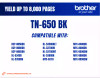 TN650 compatible printers