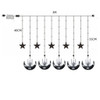 Star Moon LED Curtain Lights String Ramadan Kareem Decoration