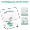 Foldable Clear Acrylic Tablet Stand and Stylish Design with 360 Degree Rotation