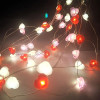 Christmas Waterproof Outdoor Heart String Lights - Multicolor