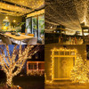 20M Waterproof LED Christmas Warm White String Light for Indoor/Outdoor