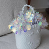 Artificial flower fiber LED light White Color