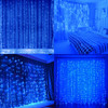LED Curtain String Lights with Waterfall Effect - Indoor & Outdoor Use - Perfect Christmas Decoration Lighting & Decorations