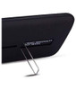 Samsung A21s Rubber Finger Holder Armor Case Metal Kickstand Portable Ring Cover Black Color