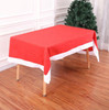 Christmas Rectangular Table Cover, For Dining Table And Kitchen Counter, Red Color 178cm x132cm